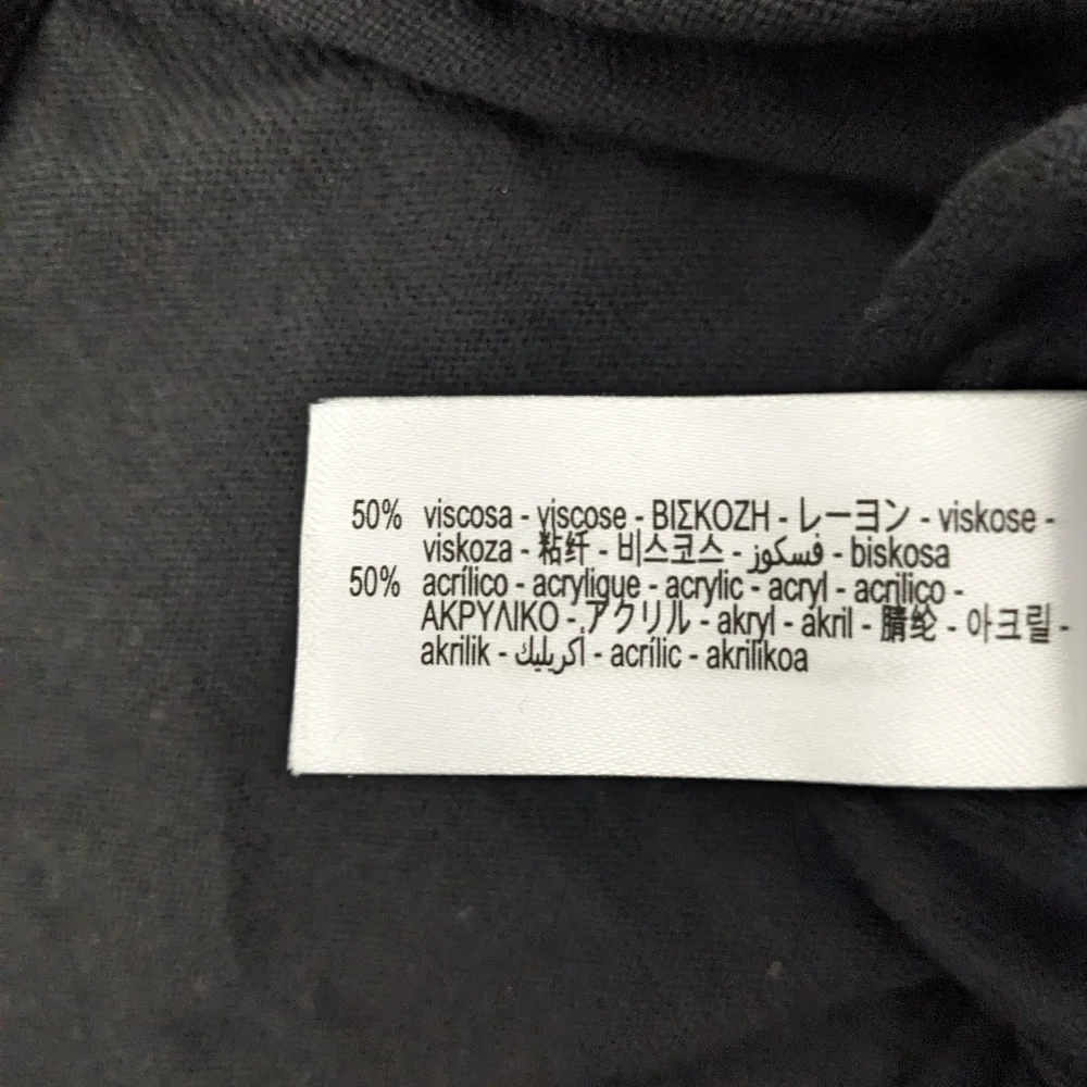 Zara fine knit sweater Black Medium - Picture 6 of 9